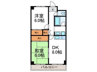 ラウレール・ヒラタの物件間取画像